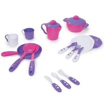 Kit Acessorios de Cozinha Completo LILAS/ROSA Tateti 0333 Kit Acessorios de Cozinha Completo LILAS/ROSA Tateti 0333