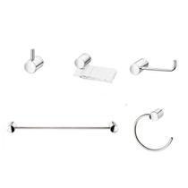 Kit Acessórios Docol para Banheiro Single Chrome Cromado Kit Acessórios Docol para Banheiro Single Chrome Cromado