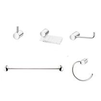 Kit Acessórios Docol para Banheiro Single Chrome