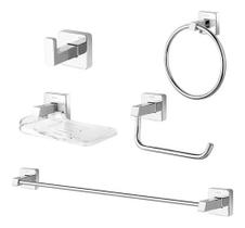 Kit Acessorios Docol Trip 05 Peças Cromado