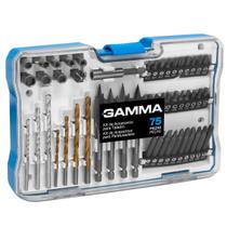 Kit Acessórios Furadeira E Parafusadeira 75pc Gamma G19516ac Kit Acessórios Furadeira E Parafusadeira 75pc Gamma G19516ac