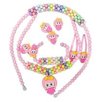 Kit Acessorios Infantil ARCO, Presilha e Bijus DM TOYS DM7086 Boneca Laço AM Kit Acessorios Infantil ARCO, Presilha e Bijus DM TOYS DM7086 Boneca Laço AM