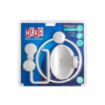 Kit Acessórios Lavello 4 Peças - Herc Branco Kit Acessórios Lavello 4 Peças - Herc Branco