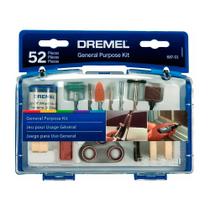 Kit acessorios micro retifica 687 dremel uso geral 52 peças