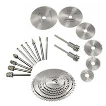 Kit Acessórios Micro Retifica Dremel Fresa Escareador E Mini Disco Serra Circular 18 Peças Kit Acessórios Micro Retifica Dremel Fresa Escareador E Mini Disco Serra Circular 18 Peças