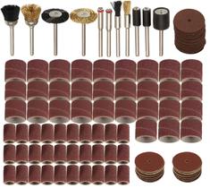 Kit Acessórios Micro Retifica Lixas Escovas Kit Acessórios Micro Retifica Lixas Escovas