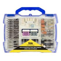 Kit Acessórios Mini Retifica Esmeril Polimento Lixa 145 Pcs