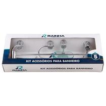 Kit acessórios napoli polido 5 peças - rainha