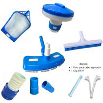 Kit Acessórios Netuno para Limpeza de Piscina 9 Peças
