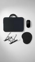 Kit Acessórios Notebook: Capa, Suporte, Mousepad e Mouse