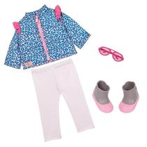 Kit Acessórios Our Generation Roupa C/ Colete Bufante e bota - Candide0354