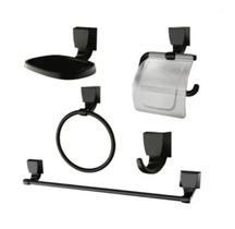 Kit Acessorios P/ban Lorenzetti 2000 F24 5pc Preto 7140064