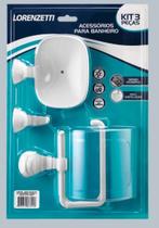 Kit Acessorios P/ban Lorenzetti 2003 F22 3pc Branco 7140043