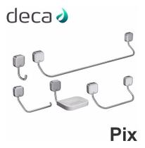 Kit Acessorios p/Banheiro Deca Pix - Cromado 2000.C 02 - 5 peças