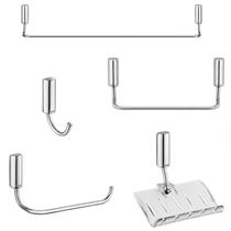 Kit Acessorios p/Banheiro Docol Idea - Cromado 5 peças