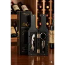 Kit Acessórios P/ Vinho em Garrafa Peças Saca Rolhas Abridor