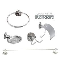 Kit Acessórios Padova P/Banheiro Standard 111420 Kit Acessórios Padova P/Banheiro Standard 111420