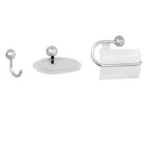 Kit Acessórios para Banheiro 3 Peças Samba Japi