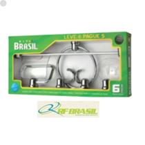 Kit Acessórios Para Banheiro 5 Peças Cromado Rf Brasil