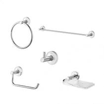 Kit Acessórios para Banheiro 5 Peças Hope Docol Kit Acessórios para Banheiro 5 Peças Hope Docol