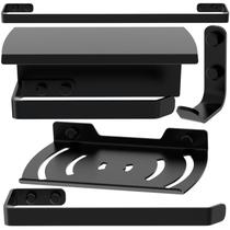Kit Acessórios Para Banheiro 5 Peças Preto SF.ZMT