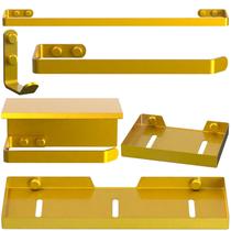 Kit Acessórios Para Banheiro 6 Peças Dourado FS MAX