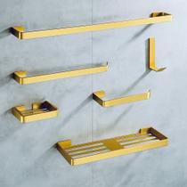 Kit Acessórios Para Banheiro 6 Peças Varias Cores