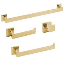 Kit Acessórios Para Banheiro Aço Inox premium Kazartte Kit Acessórios Para Banheiro Aço Inox premium Kazartte