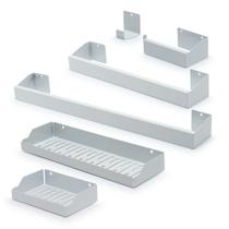 Kit Acessórios Para Banheiro Clean Inox Branco 6 Peças