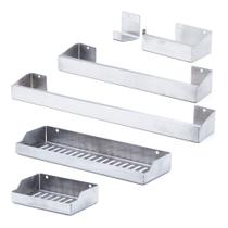 Kit Acessórios Para Banheiro Clean Inox Escovado 6 Peças