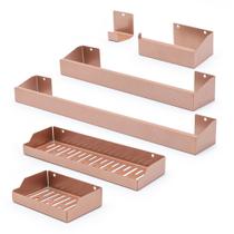 Kit Acessórios Para Banheiro Clean Inox Rose 6 Peças