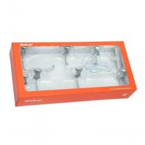 Kit Acessorios Para Banheiro Com 5 Pecas Clic - Meber Kit Acessorios Para Banheiro Com 5 Pecas Clic - Meber