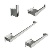 Kit Acessórios Para Banheiro Conjunto 4Pçs Aço Inox 304