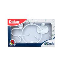 Kit Acessórios para Banheiro Dakar ABS Branco 5PCS - DUDA