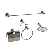 Kit Acessórios para Banheiro Gold Flex 5 peças