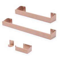 Kit Acessórios Para Banheiro Inox 4 Peças Rose - Clean Básico Kit Acessórios Para Banheiro Inox 4 Peças Rose - Clean Básico