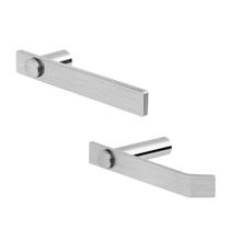 Kit Acessórios para Banheiro Modelo Patmos Aço Inox Escovado Grego Metal