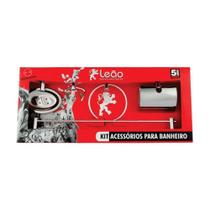 Kit Acessórios Para Banheiro Stander 5 Peças 17300 Leão