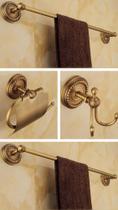 Kit Acessórios Para Banheiro Vintage Estilo Bronze Antigo Rústico