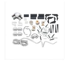 Kit Acessórios Para Box De Vidro De Canto - Alumínios Cometa