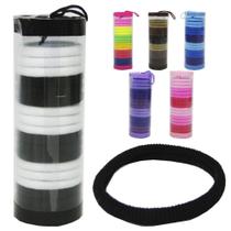 kit acessorios para cabelo elastico / rabico colors com 18 pecas 4cm no tubo - 20 COMERCIAL kit acessorios para cabelo elastico / rabico colors com 18 pecas 4cm no tubo - 20 COMERCIAL