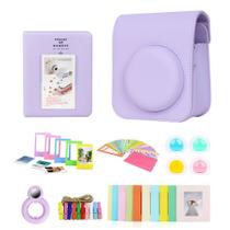 Kit Acessórios Para Fuji Instax Mini 12 / 11 - Roxo