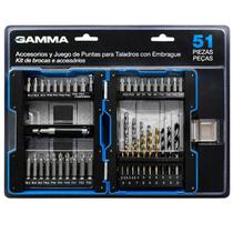 Kit Acessórios para Furadeira e Parafusadeira 51 Peças G19513AC