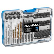 Kit Acessórios para Furadeira e Parafusadeira 75 Peças Completo para Perfuração Fixação e Manutenção