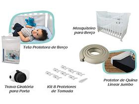 Kit Acessórios para Quarto de Bebê KaBaby - Quarto Seguro 14 Peças