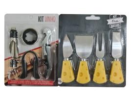 Kit Acessórios para Vinho e Kit Facas para Queijo