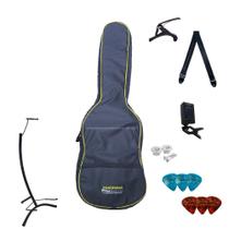 Kit Acessórios Para Violão 3/4 Acústico Luxo Kit C/7 Itens