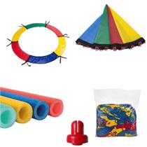 Kit Acessórios Premium SEM MOLA ChicoPlay para Cama Elástica 1,83m