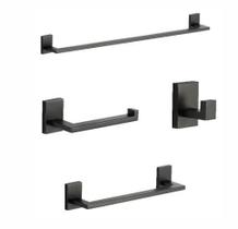 Kit Acessorios Slim Luxury Black Matte 4 Pecas - Ouse Metais Kit Acessorios Slim Luxury Black Matte 4 Pecas - Ouse Metais