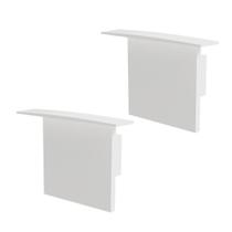 Kit Acessórios Taschibra Para Perfil Embutir 3,5x5cm Spire 50 Branco Kit Acessórios Taschibra Para Perfil Embutir 3,5x5cm Spire 50 Branco